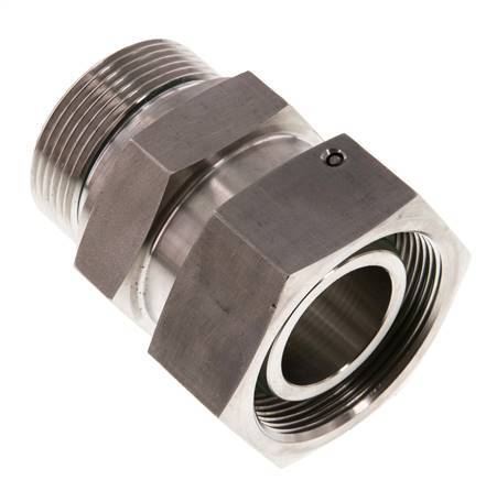 38S & G1-1/2'' Edelstahl-Drehgelenk mit Außengewinde 315 bar FKM O-Ring-Dichtkonus Einstellbar ISO 8434-1