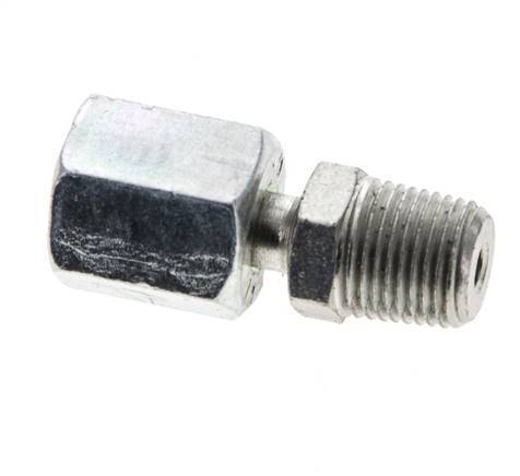 6L & 1/8'' NPT Verzinkter Stahl, gerade drehbar mit Außengewinde 315 bar Einstellbar ISO 8434-1