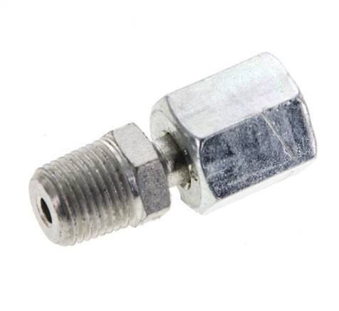 6L & 1/8'' NPT Verzinkter Stahl, gerade drehbar mit Außengewinde 315 bar Einstellbar ISO 8434-1