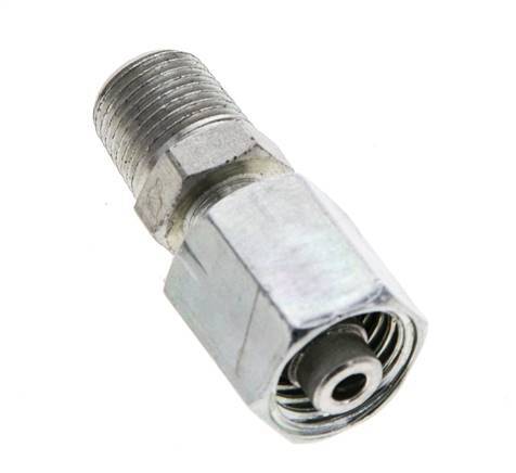 6L & 1/8'' NPT Verzinkter Stahl, gerade drehbar mit Außengewinde 315 bar Einstellbar ISO 8434-1