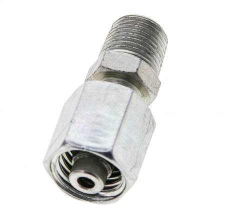 6L & 1/8'' NPT Verzinkter Stahl, gerade drehbar mit Außengewinde 315 bar Einstellbar ISO 8434-1