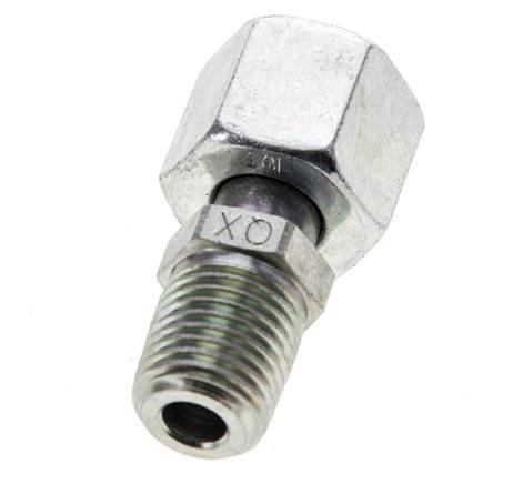 10L & 1/4'' NPT Verzinkter Stahl, gerade drehbar mit Außengewinde 315 bar Einstellbar ISO 8434-1