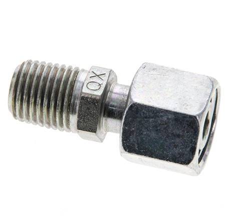 10L & 1/4'' NPT Verzinkter Stahl, gerade drehbar mit Außengewinde 315 bar Einstellbar ISO 8434-1