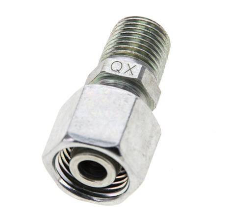 10L & 1/4'' NPT Verzinkter Stahl, gerade drehbar mit Außengewinde 315 bar Einstellbar ISO 8434-1