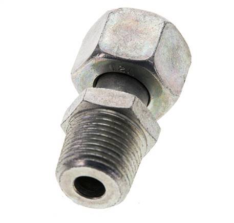 12L & 3/8'' NPT Verzinkter Stahl, gerade drehbar mit Außengewinde 315 bar Einstellbar ISO 8434-1