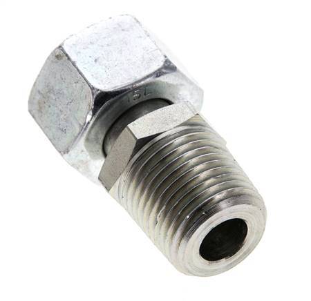15L & 1/2'' NPT Verzinkter Stahl, gerade drehbar mit Außengewinde 315 bar Einstellbar ISO 8434-1