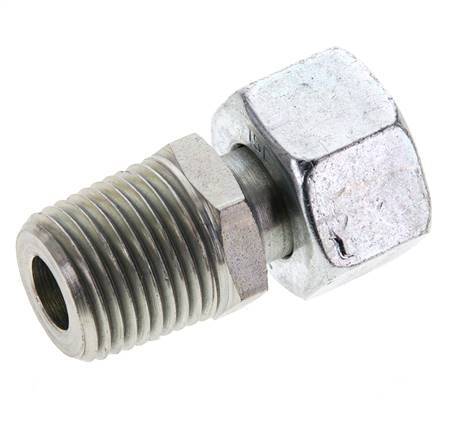 15L & 1/2'' NPT Verzinkter Stahl, gerade drehbar mit Außengewinde 315 bar Einstellbar ISO 8434-1