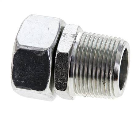 28L & 1'' NPT Verzinkter Stahl, gerade drehbar mit Außengewinde 160 bar Einstellbar ISO 8434-1