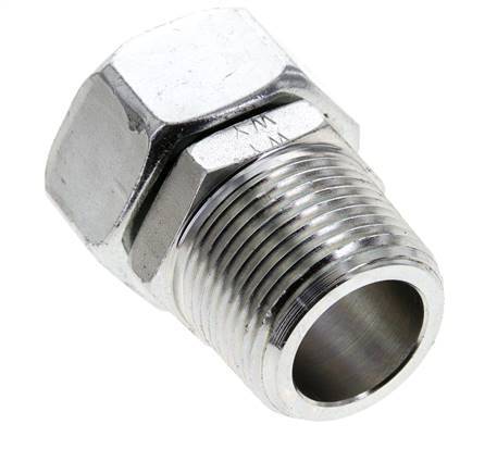 28L & 1'' NPT Verzinkter Stahl, gerade drehbar mit Außengewinde 160 bar Einstellbar ISO 8434-1