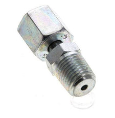 6S & 1/4'' NPT Verzinkter Stahl Gerades Drehgelenk mit Außengewinde 630 bar Einstellbar ISO 8434-1