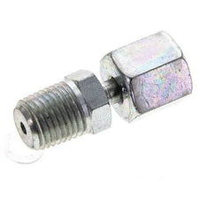 6S & 1/4'' NPT Verzinkter Stahl Gerades Drehgelenk mit Außengewinde 630 bar Einstellbar ISO 8434-1