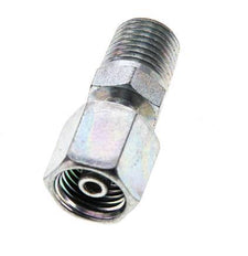 6S & 1/4'' NPT Verzinkter Stahl Gerades Drehgelenk mit Außengewinde 630 bar Einstellbar ISO 8434-1