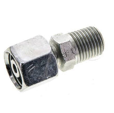 8S & 1/4'' NPT Verzinkter Stahl, gerade drehbar mit Außengewinde 630 bar Einstellbar ISO 8434-1