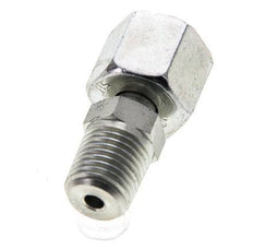 8S & 1/4'' NPT Verzinkter Stahl, gerade drehbar mit Außengewinde 630 bar Einstellbar ISO 8434-1