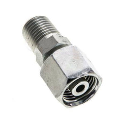 8S & 1/4'' NPT Verzinkter Stahl, gerade drehbar mit Außengewinde 630 bar Einstellbar ISO 8434-1