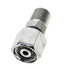 8S & 1/4'' NPT Verzinkter Stahl, gerade drehbar mit Außengewinde 630 bar Einstellbar ISO 8434-1