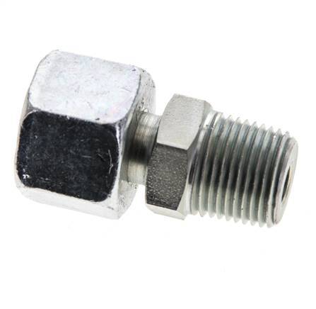 12S & 3/8'' NPT Verzinkter Stahl Gerades Drehgelenk mit Außengewinde 630 bar Einstellbar ISO 8434-1