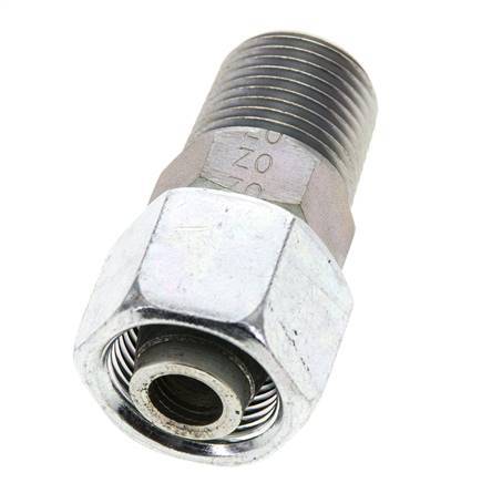 14S & 1/2'' NPT Verzinkter Stahl, gerade drehbar mit Außengewinde 630 bar Einstellbar ISO 8434-1