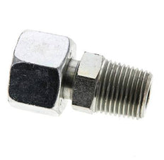 16S & 1/2'' NPT Verzinkter Stahl Gerades Drehgelenk mit Außengewinde 400 bar Einstellbar ISO 8434-1