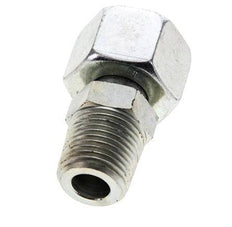 16S & 1/2'' NPT Verzinkter Stahl Gerades Drehgelenk mit Außengewinde 400 bar Einstellbar ISO 8434-1