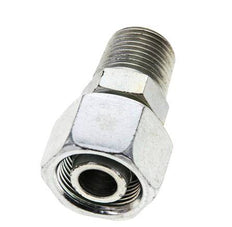 16S & 1/2'' NPT Verzinkter Stahl Gerades Drehgelenk mit Außengewinde 400 bar Einstellbar ISO 8434-1
