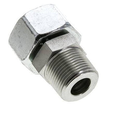 25S & 1'' NPT Verzinkter Stahl, gerade drehbar mit Außengewinde 400 bar Einstellbar ISO 8434-1