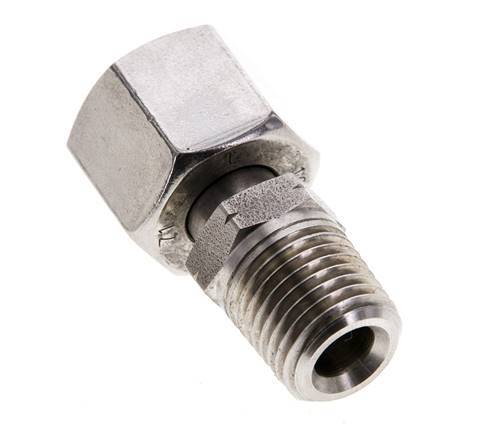 10L & 1/4'' NPT Edelstahl-Drehgelenk mit Außengewinde 315 bar Einstellbar ISO 8434-1