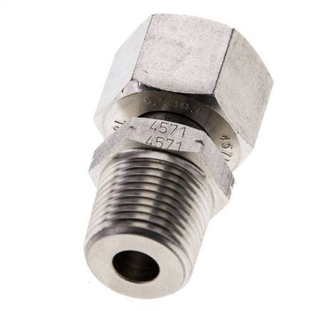 12L & 3/8'' NPT Edelstahl-Drehgelenk mit Außengewinde 315 bar Einstellbar ISO 8434-1
