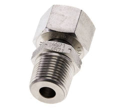 12L & 3/8'' NPT Edelstahl-Drehgelenk mit Außengewinde 315 bar Einstellbar ISO 8434-1