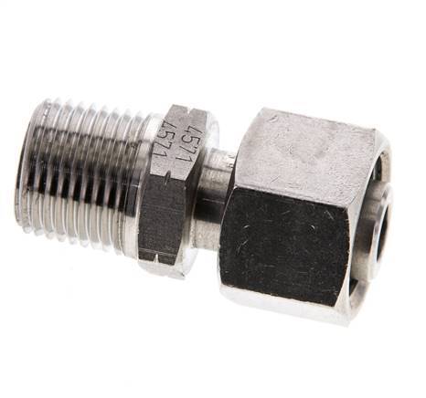 12L & 3/8'' NPT Edelstahl-Drehgelenk mit Außengewinde 315 bar Einstellbar ISO 8434-1
