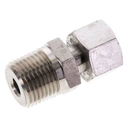 12L & 1/2'' NPT Edelstahl-Drehgelenk mit Außengewinde 315 bar Einstellbar ISO 8434-1