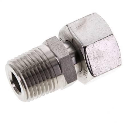 15L & 1/2'' NPT Edelstahl-Drehgelenk mit Außengewinde 315 bar Einstellbar ISO 8434-1