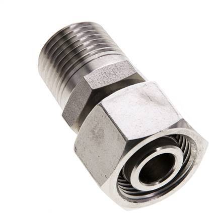 15L & 1/2'' NPT Edelstahl-Drehgelenk mit Außengewinde 315 bar Einstellbar ISO 8434-1