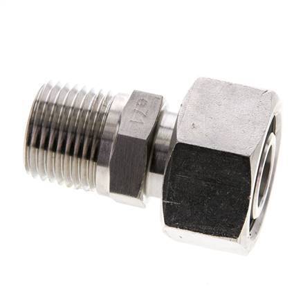18L & 1/2'' NPT Edelstahl-Drehgelenk mit Außengewinde 315 bar Einstellbar ISO 8434-1
