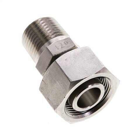 18L & 1/2'' NPT Edelstahl-Drehgelenk mit Außengewinde 315 bar Einstellbar ISO 8434-1