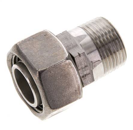 22L & 3/4'' NPT Edelstahl-Drehgelenk gerade mit Außengewinde 160 bar Einstellbar ISO 8434-1