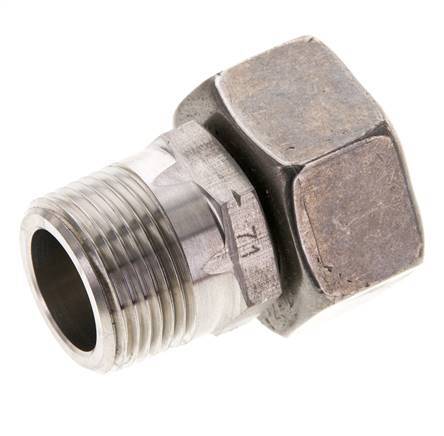 22L & 3/4'' NPT Edelstahl-Drehgelenk gerade mit Außengewinde 160 bar Einstellbar ISO 8434-1