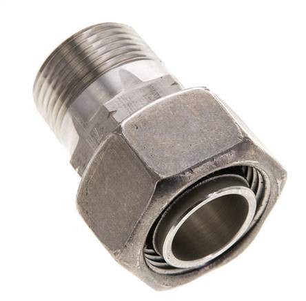 22L & 3/4'' NPT Edelstahl-Drehgelenk gerade mit Außengewinde 160 bar Einstellbar ISO 8434-1