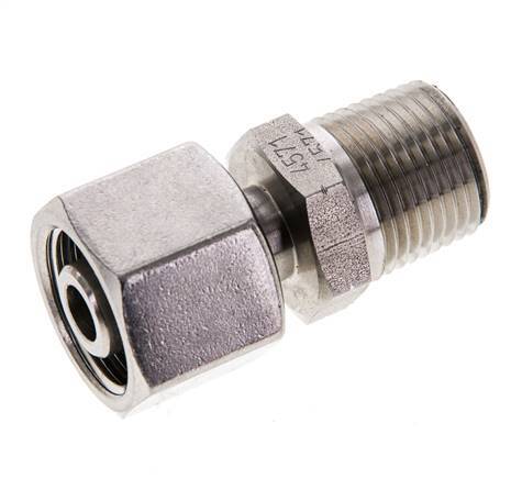 10S & 3/8'' NPT Edelstahl-Drehgelenk mit Außengewinde 630 bar Einstellbar ISO 8434-1