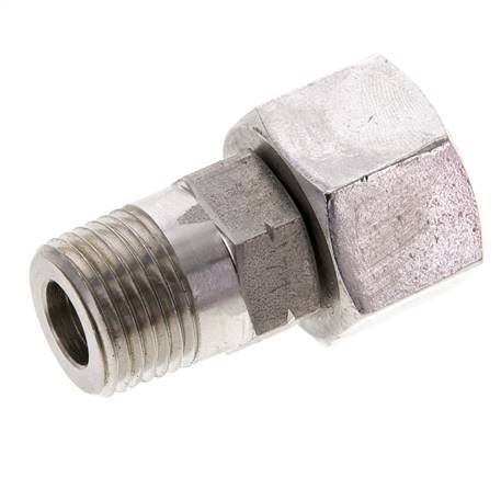 16S & 1/2'' NPT Edelstahl-Drehgelenk mit Außengewinde 400 bar Einstellbar ISO 8434-1