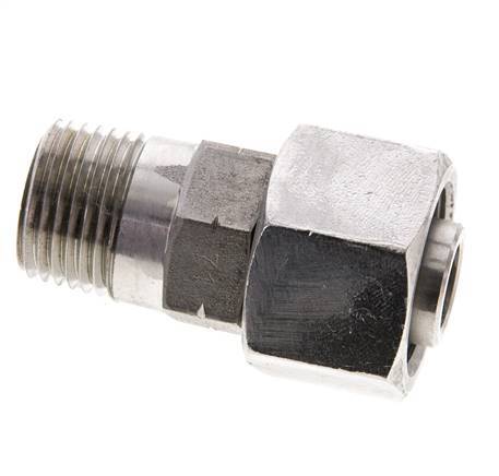 16S & 1/2'' NPT Edelstahl-Drehgelenk mit Außengewinde 400 bar Einstellbar ISO 8434-1