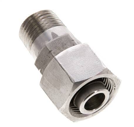 16S & 1/2'' NPT Edelstahl-Drehgelenk mit Außengewinde 400 bar Einstellbar ISO 8434-1