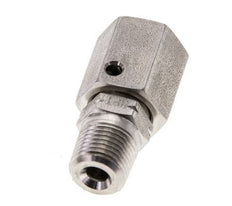 6L & 1/8'' NPT Edelstahl-Drehgelenk mit Außengewinde 315 bar FKM O-Ring-Dichtkonus Einstellbar ISO 8434-1