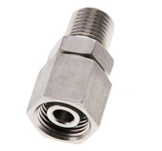 10L & 1/4'' NPT Edelstahl-Drehgelenk mit Außengewinde 315 bar FKM O-Ring Dichtungskonus Einstellbar ISO 8434-1