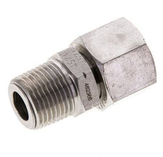 12L & 3/8'' NPT Edelstahl-Drehgelenk mit Außengewinde 315 bar FKM O-Ring-Dichtkonus Einstellbar ISO 8434-1