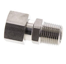 15L & 1/2'' NPT Edelstahl gerade drehbar mit Außengewinde 315 bar FKM O-Ring Dichtungskonus Einstellbar ISO 8434-1