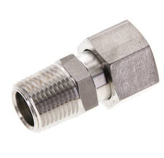 15L & 1/2'' NPT Edelstahl gerade drehbar mit Außengewinde 315 bar FKM O-Ring Dichtungskonus Einstellbar ISO 8434-1