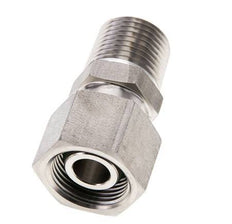 15L & 1/2'' NPT Edelstahl gerade drehbar mit Außengewinde 315 bar FKM O-Ring Dichtungskonus Einstellbar ISO 8434-1