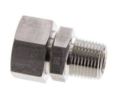 18L & 1/2'' NPT Edelstahl gerade drehbar mit Außengewinde 315 bar FKM O-Ring Dichtungskonus Einstellbar ISO 8434-1