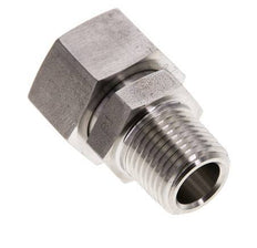 18L & 1/2'' NPT Edelstahl gerade drehbar mit Außengewinde 315 bar FKM O-Ring Dichtungskonus Einstellbar ISO 8434-1